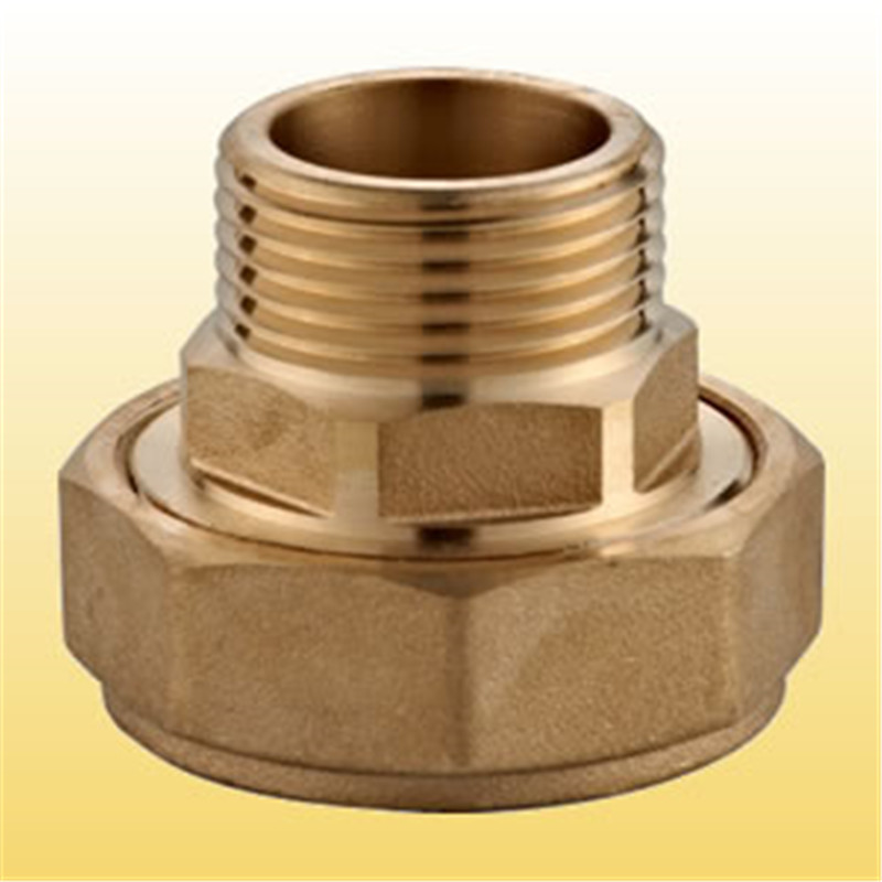 polyethylene union with brass connector (11002)