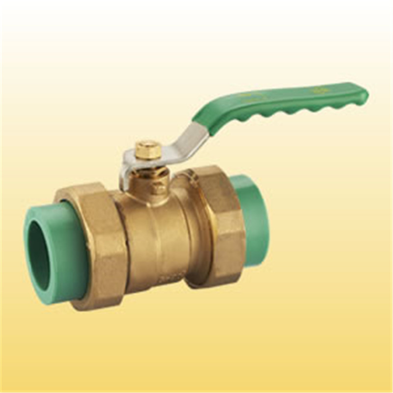 Brass Colour  40 mm Water PPR Ball Valve