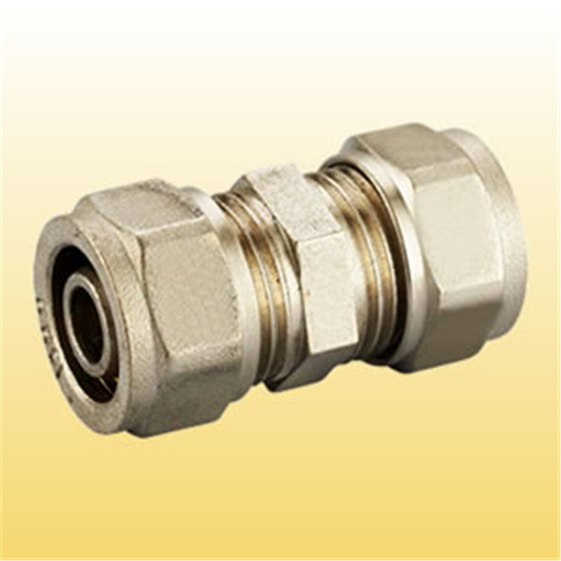 Compression fitting for pex-al-pex pipe